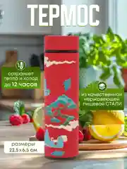 Термос с  датчиком температуры  термокружка 420  мл