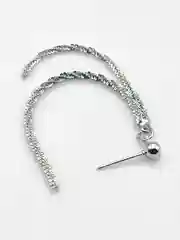 Серебряный серьги женские, длинные, со стразами, серьги-гвоздики