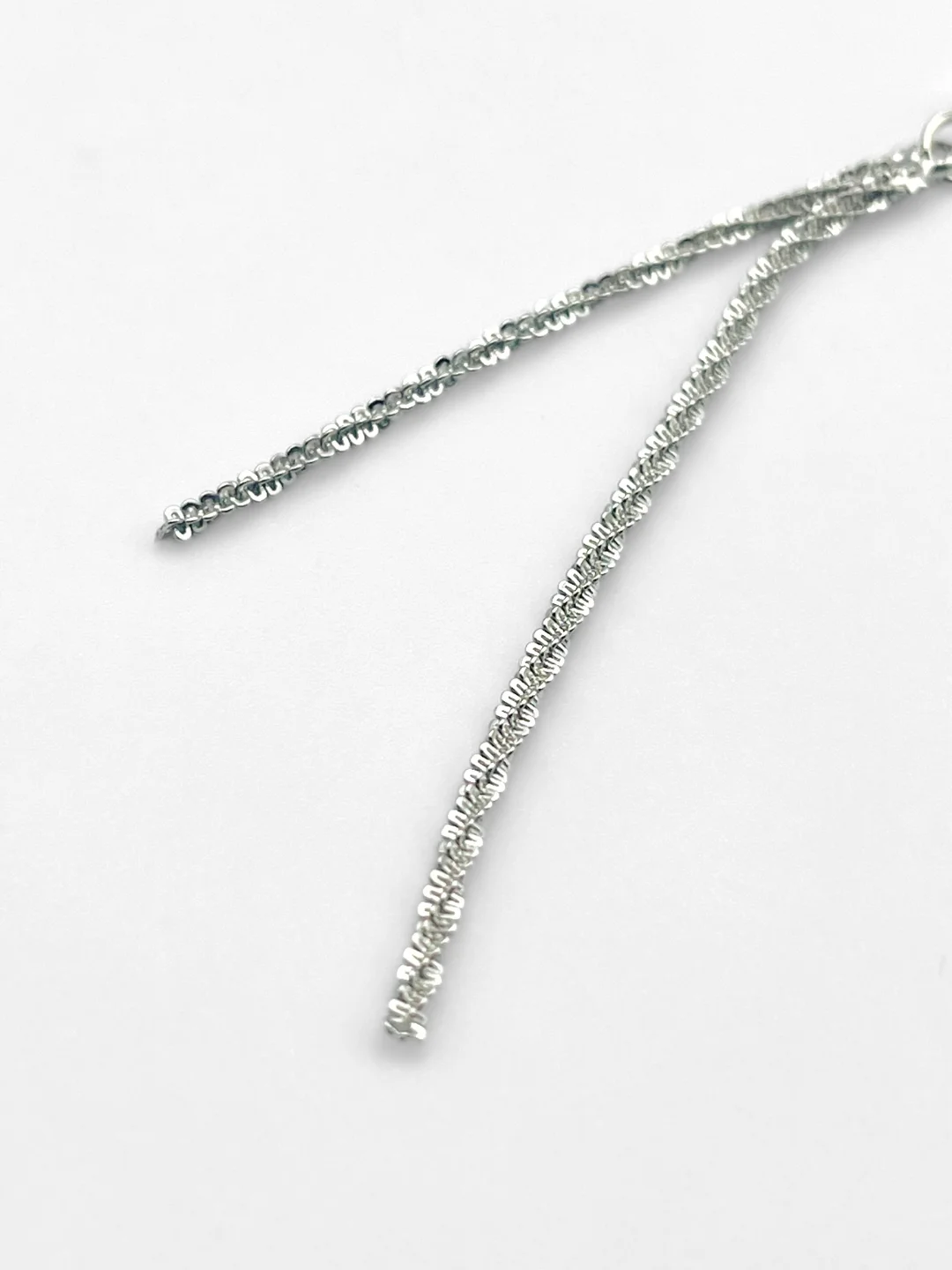 Серебряный серьги женские, длинные, со стразами, серьги-гвоздики