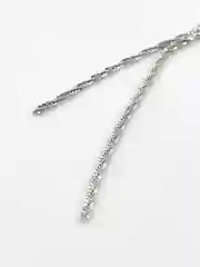 Серебряный серьги женские, длинные, со стразами, серьги-гвоздики