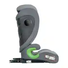 Серый детское автокресло бустер Indigo DEFENDER I-SIZE Isofix растущее, от 15 до 36 кг