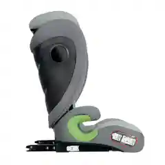 Серый детское автокресло бустер Indigo DEFENDER I-SIZE Isofix растущее, от 15 до 36 кг