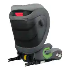 Серый детское автокресло бустер Indigo DEFENDER I-SIZE Isofix растущее, от 15 до 36 кг