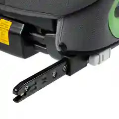 Серый детское автокресло бустер Indigo DEFENDER I-SIZE Isofix растущее, от 15 до 36 кг