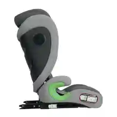 Тёмно-серый детское автокресло бустер Indigo DEFENDER I-SIZE Isofix растущее, от 15 до 36 кг
