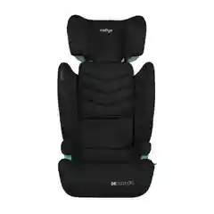 Черный детское автокресло бустер Indigo DEFENDER I-SIZE Isofix растущее, от 15 до 36 кг