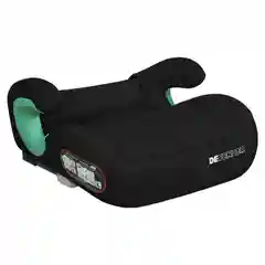Черный детское автокресло бустер Indigo DEFENDER I-SIZE Isofix растущее, от 15 до 36 кг