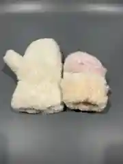Молочный варежки детские меховые зимние, утепленные, пушистые, для девочек и мальчиков