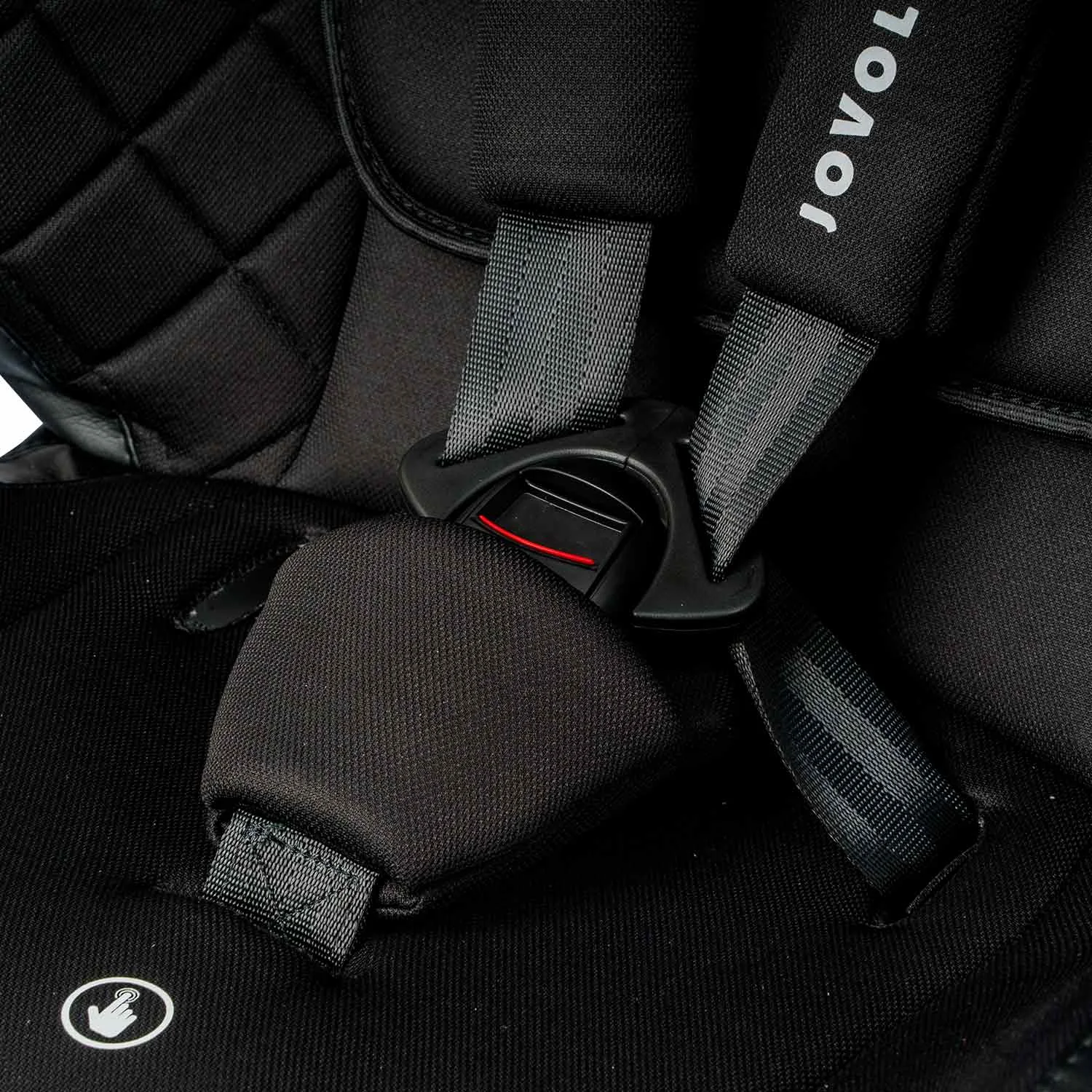 Черный автокресло Fuller ISOFIX, группа 0+1+2+3 (0-36 кг), серия JOVOLA