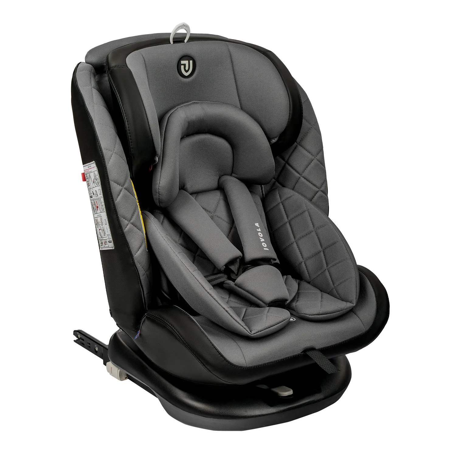 Серый автокресло Fuller ISOFIX, группа 0+1+2+3 (0-36 кг), серия JOVOLA