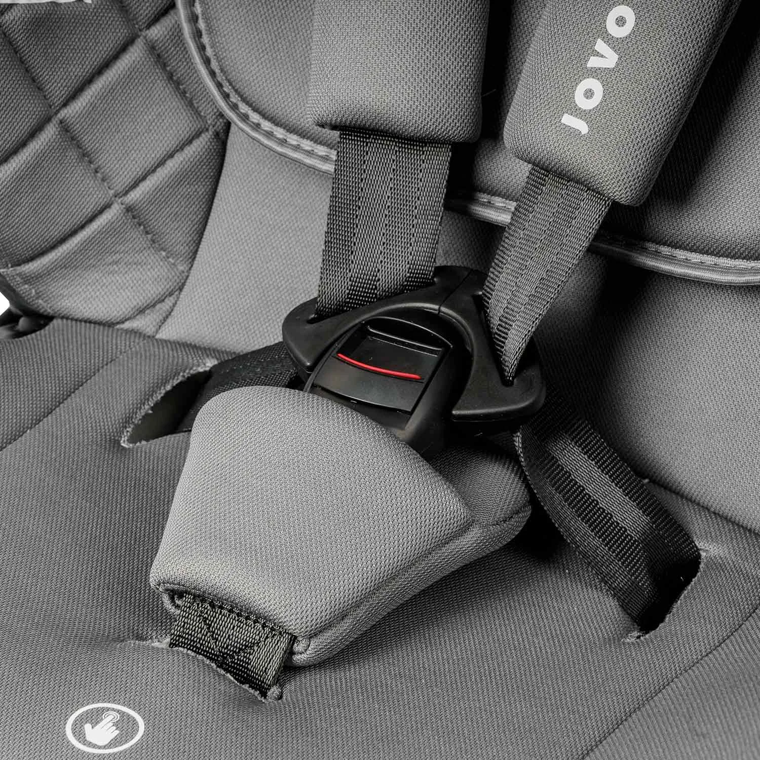 Серый автокресло Fuller ISOFIX, группа 0+1+2+3 (0-36 кг), серия JOVOLA