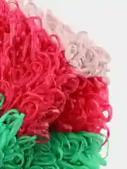 Зеленый мочалка массажная, для бани и душа, ручная вязка
