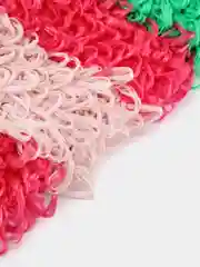 Зеленый мочалка массажная, для бани и душа, ручная вязка