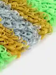 Лайм мочалка массажная, для бани и душа, ручная вязка