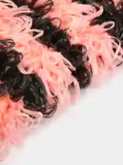 Черный мочалка массажная, для бани и душа, ручная вязка