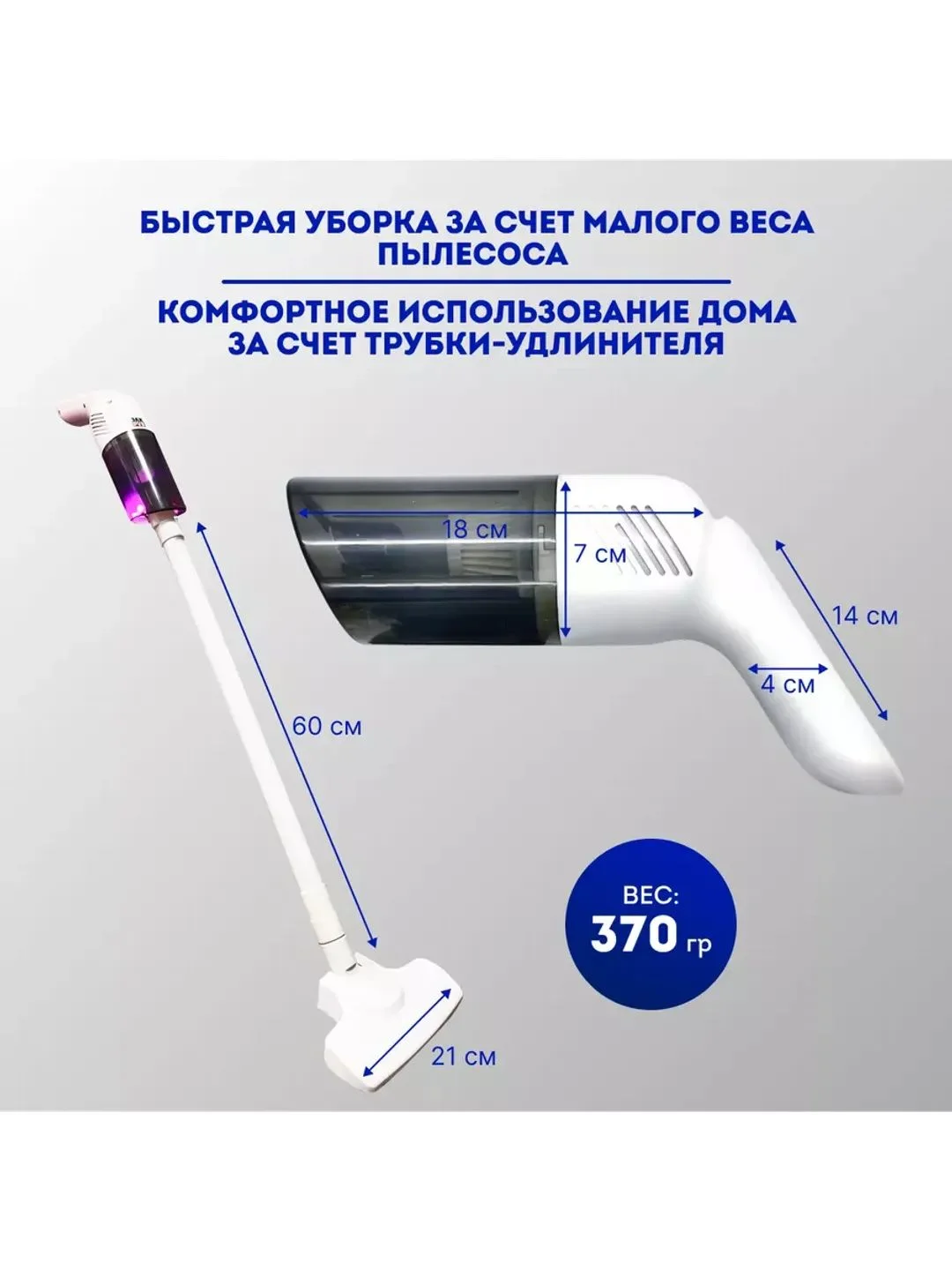 Автомобильный беспроводной пылесос CYCLONIX CL