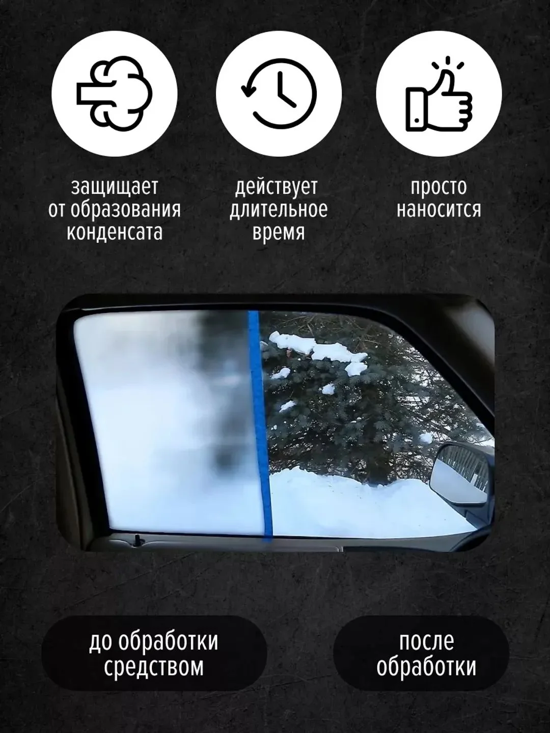 Антизапотеватель для стекол и зеркал 300мл