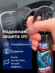 Полироль-очиститель пластика 250 мл