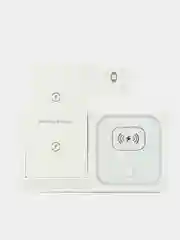 Белый беспроводная зарядка 3 в 1, для iPhone, iWatch, AirPods, Android
