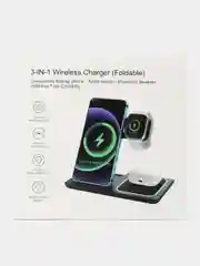 Белый беспроводная зарядка 3 в 1, для iPhone, iWatch, AirPods, Android