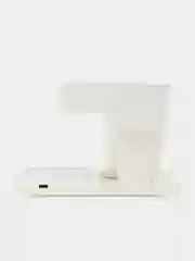 Белый беспроводная зарядка 3 в 1, для iPhone, iWatch, AirPods, Android