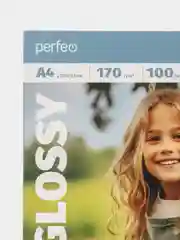 Белый фотобумага Perfeo А4 170 г/м2 глянцевая 100л (PF-GLA4-170/100) (G16)