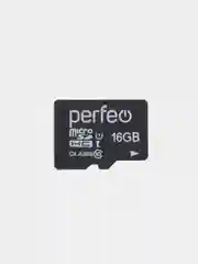 Карта памяти Perfeo microSD 16GB High-Capacity (Class 10) без адаптера