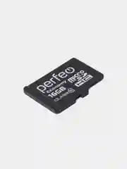 Карта памяти Perfeo microSD 16GB High-Capacity (Class 10) с адаптером economy series