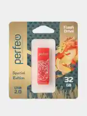 Красный usb флешка Perfeo 32GB C04