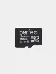 Карта памяти Perfeo microSD 16GB High-Capacity (Class 10) без адаптера economy series