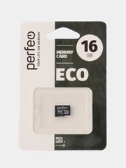 Карта памяти Perfeo microSD 16GB High-Capacity (Class 10) без адаптера economy series