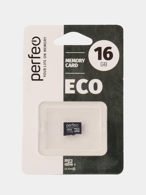 Карта памяти Perfeo microSD 16GB High-Capacity (Class 10) без адаптера economy series