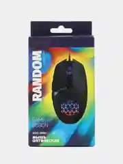 Мышь оптич. Perfeo "RANDOM", 6 кн, USB, GAME DESIGN, 7 цв. LED подсветка, 1200-3200 DPI