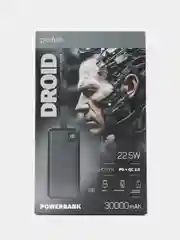 Черный внешний аккумулятор Perfeo DROID 30000 mAh