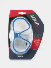 Лазурный маска для подводного плавания INTEX REEF RIDER, плавательные очки для бассейна, от 14 лет