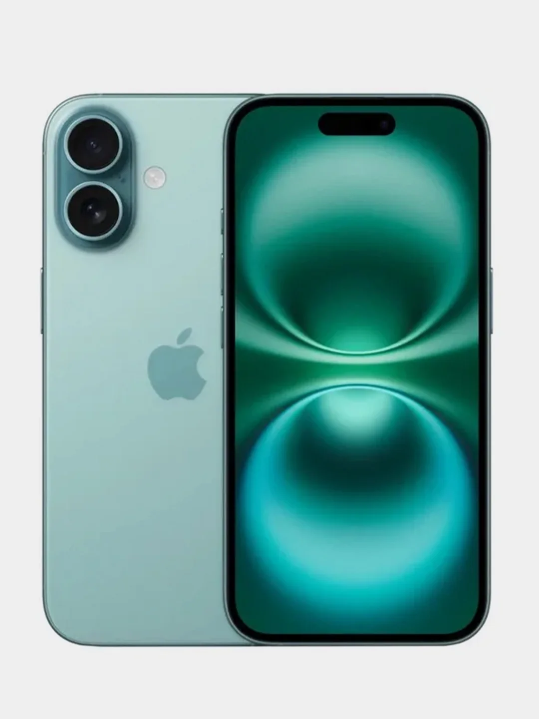 Бирюзовый смартфон Apple iPhone 16 Plus, 128 GB, nano SIM + eSIM