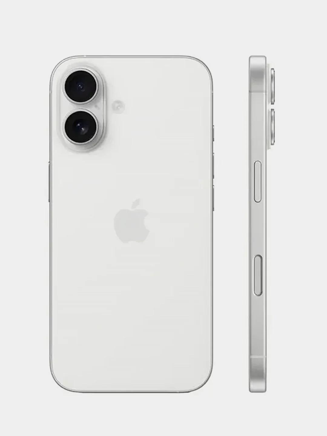 Белый смартфон Apple iPhone 16 Plus, 128 GB, nano SIM + eSIM