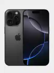 Черный смартфон Apple iPhone 16 Pro, 256Gb, 3G, 4G, 2Sim, 6.3"