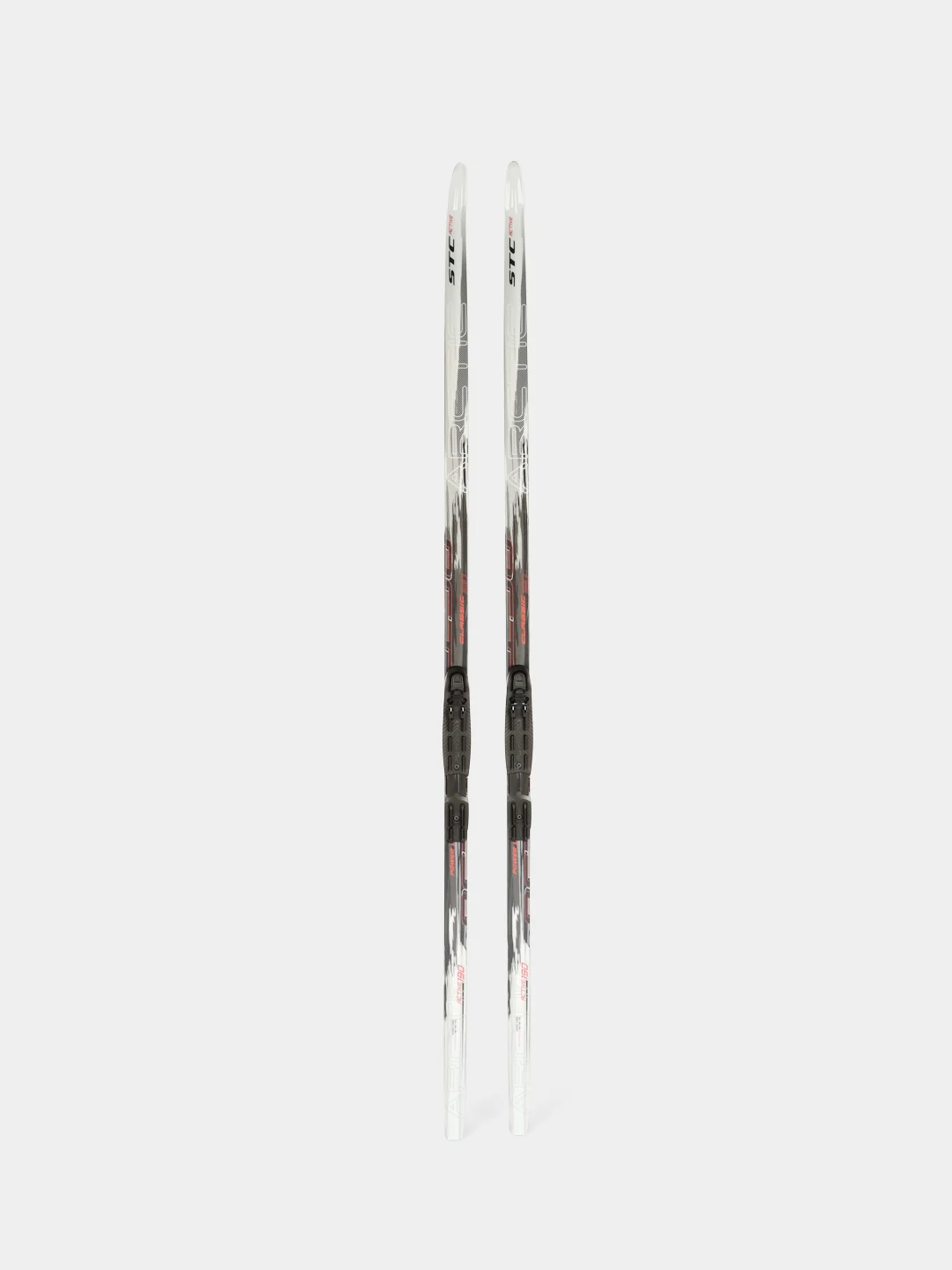 Серебряный лыжи беговые STC 130-200 см с креплением NN75, NNN, SNS
