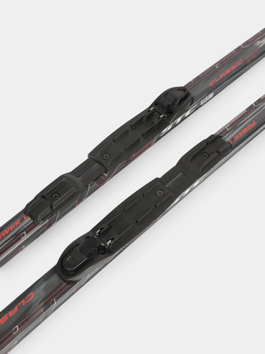 Серебряный лыжи беговые STC 130-200 см с креплением NN75, NNN, SNS