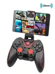 Беспроводной игровой контроллер Х3 Wireless Controller с держателем для смартфона.