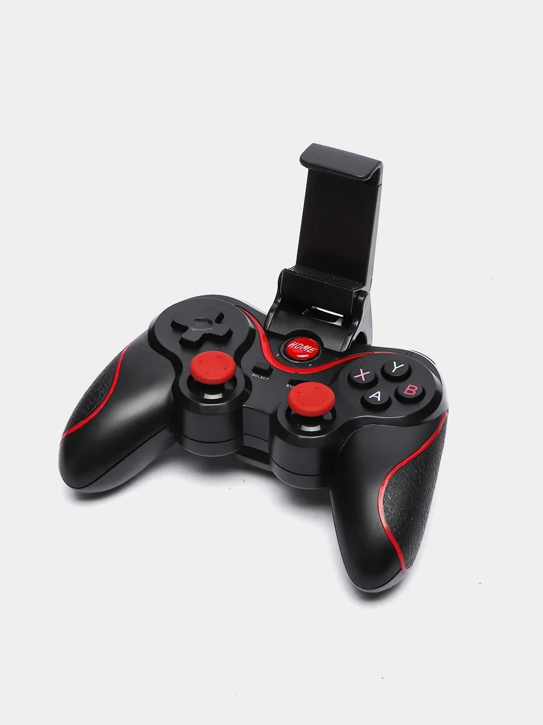 Беспроводной игровой контроллер Х3 Wireless Controller с держателем для смартфона.