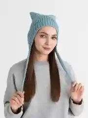 Морской шапка с ушками
