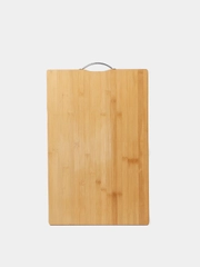Доска разделочная бамбуковая деревянная Bamboo Board 50x45 см с ручкой