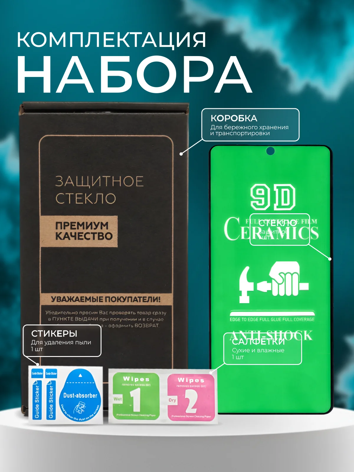 Защитная пленка для Redmi Note 13 Pro Plus / Honor Magic 5 / Oppo Find X6, глянцевая