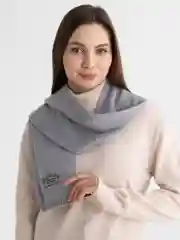 Серый шарф женский, мужской, теплый, 5 цветов