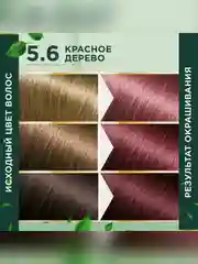 Стойкая крем-краска для волос Fito color, тон 5.6, красное дерево, 115 мл