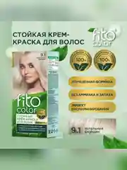 Стойкая крем-краска для волос Fito color, тон 9.1, пепельный блондин, 115 мл