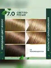 Cтойкая крем-краска для волос Fito color, тон 7.0, светло-русый, 115 мл