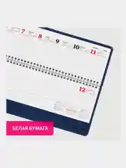 Ежедневник датированный 2025 Brauberg, планинг, планер настольный, 305х140 мм, под кожу
